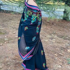 Beautiful black saree